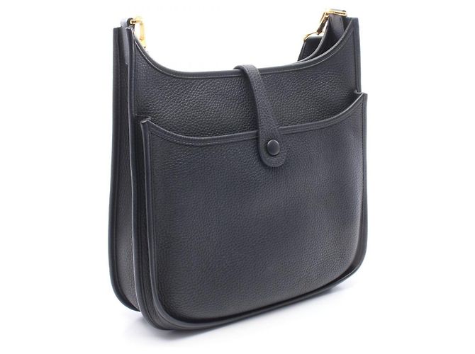 Hermès Borsa a tracolla Hermes Evelyne 3 Trois PM Nero - vista 2