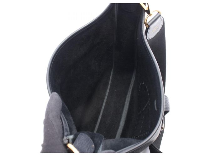 Hermès Borsa a tracolla Hermes Evelyne 3 Trois PM Nero - vista 3