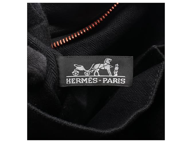 Hermès Borsa 2-Way Hermes Caravan Horizontal MM Nero - vista 4