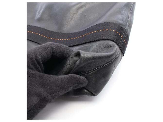 Hermès Borsa 2-Way Hermes Caravan Horizontal MM Nero - vista 6