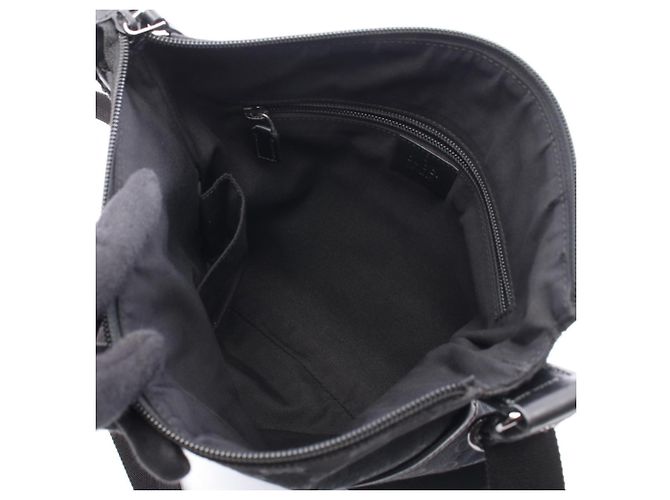 Borsa a Spalla Gucci GG Canvas Nero - vista 3