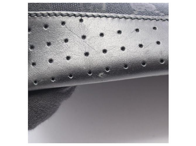Borsa a Spalla Gucci GG Canvas Nero - vista 6