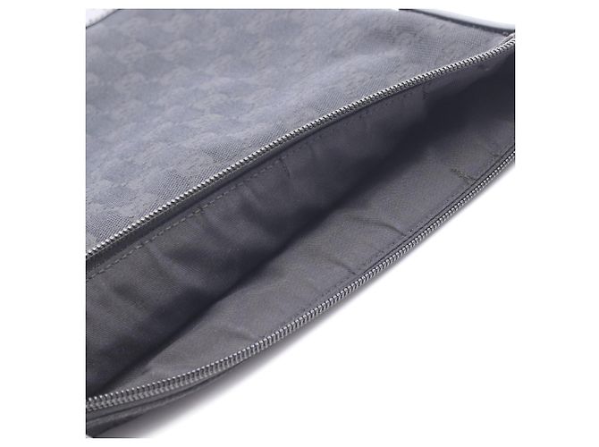 Borsa a Spalla Gucci GG Canvas Nero - vista 7