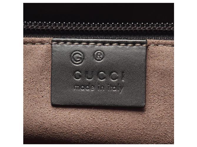 Borsa Tote 2-Way Gucci GG Supreme Marrone Nero Beige - vista 4