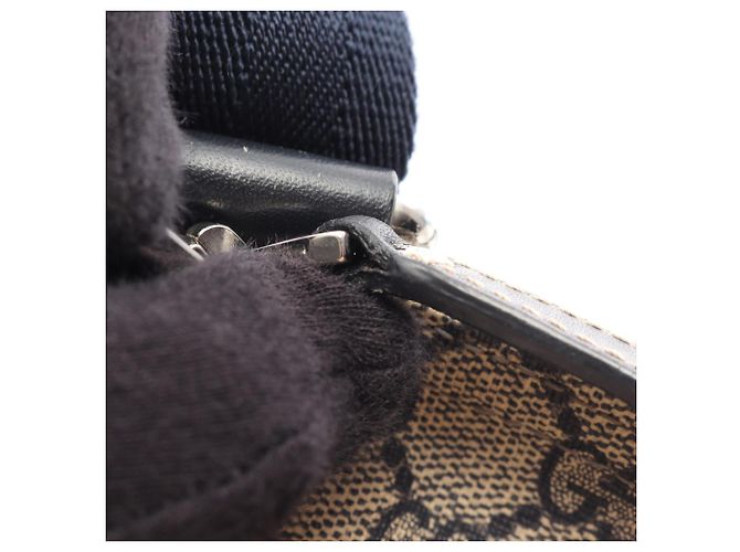 Borsa a Spalla Gucci GG Supreme Crudo Blu navy - vista 10