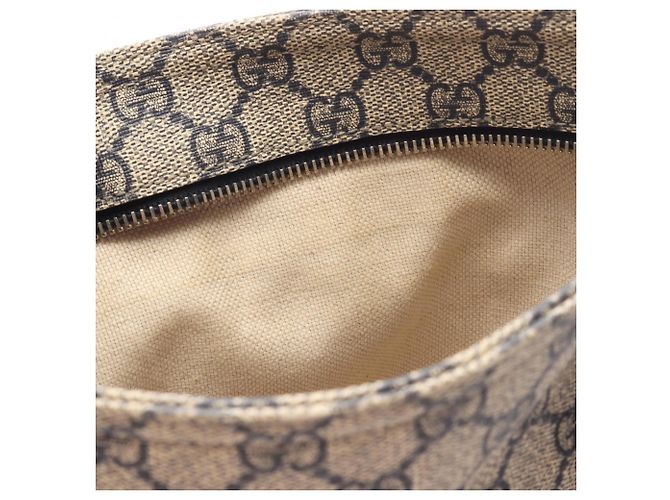 Borsa a Spalla Gucci GG Supreme Crudo Blu navy - vista 6