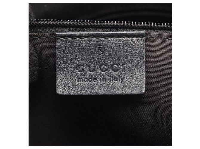 Borsa a Spalla Gucci GG Supreme Crudo Blu navy - vista 4