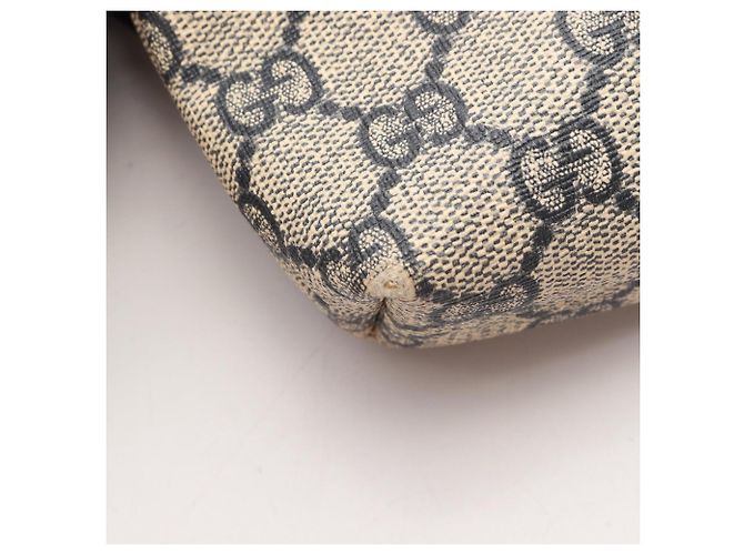 Borsa a Spalla Gucci GG Supreme Crudo Blu navy - vista 9