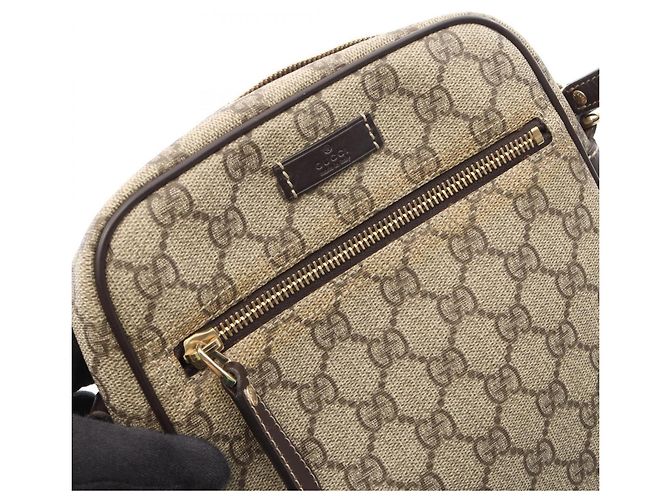 Borsa a tracolla Gucci GG Supreme Marrone Beige - vista 6