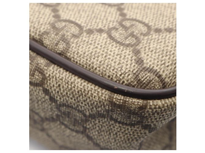 Borsa a tracolla Gucci GG Supreme Marrone Beige - vista 9