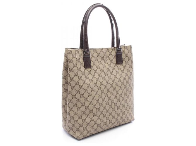 Borsa Tote Gucci GG Plus Marrone Beige - vista 2