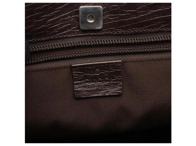 Borsa Tote Gucci GG Plus Marrone Beige - vista 4