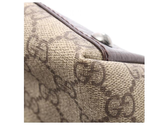Borsa Tote Gucci GG Plus Marrone Beige - vista 6
