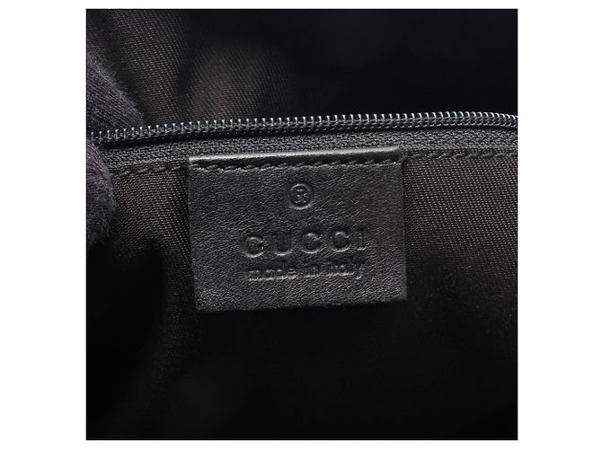 Borsa a Spalla Gucci Abbey GG Canvas Nero - vista 4