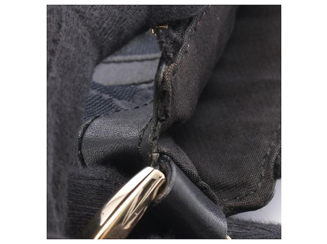 Borsa a Spalla Gucci Abbey GG Canvas Nero - vista 9