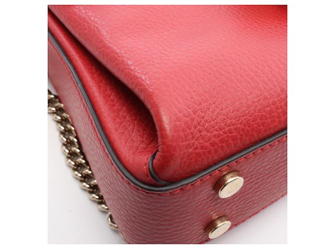 Borsa 2-Way Gucci Interlocking G in pelle rossa Rosso - vista 5