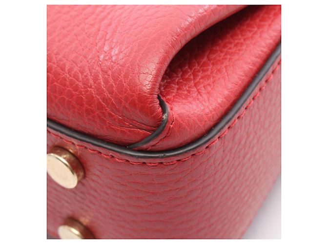 Borsa 2-Way Gucci Interlocking G in pelle rossa Rosso - vista 7