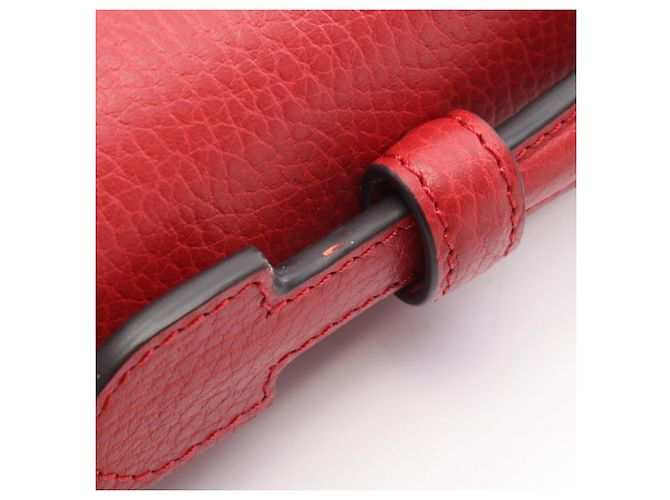 Borsa 2-Way Gucci Interlocking G in pelle rossa Rosso - vista 8