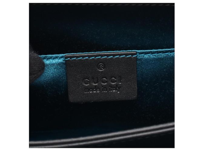 Piccola borsa a tracolla Gucci Ophidia Nero Rosso Verde - vista 4
