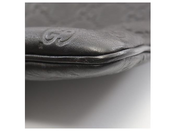 Borsa a tracolla in pelle Gucci Guccissima Marrone - vista 7