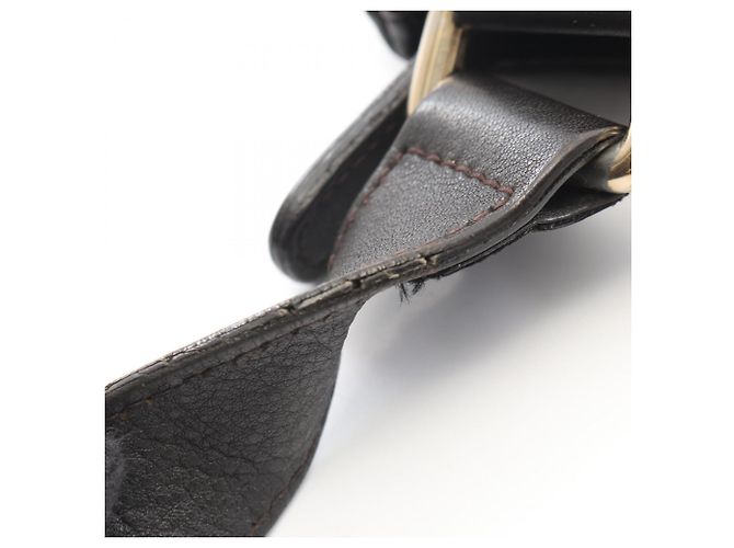 Borsa a tracolla in pelle Gucci Guccissima Marrone - vista 9
