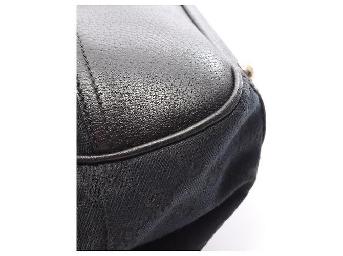 Borsa a tracolla Gucci Princy GG Canvas Sherry Line Nero Blu navy - vista 12