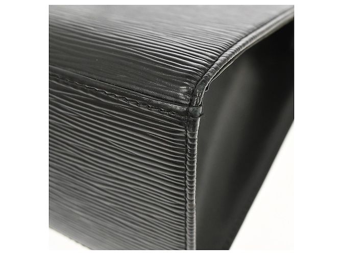Louis Vuitton Croisette Epi GM Nero - vista 7