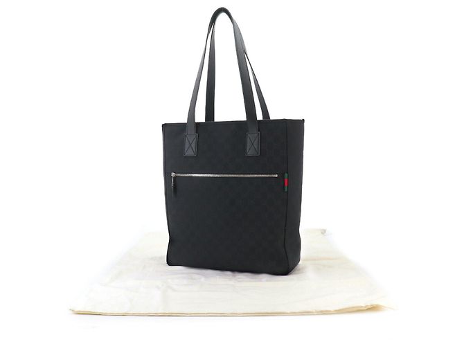 Gucci GG Canvas Medium Tote Handtasche Schwarz - Ansicht 2