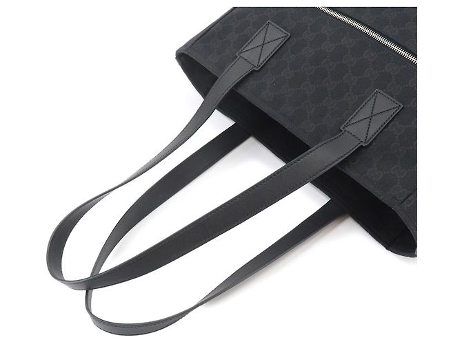 Gucci GG Canvas Medium Tote Handtasche Schwarz - Ansicht 6