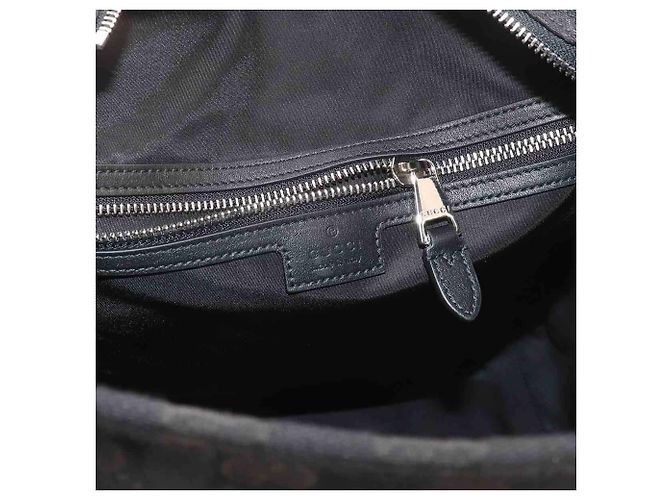 Gucci GG Canvas Medium Tote Handtasche Schwarz - Ansicht 9