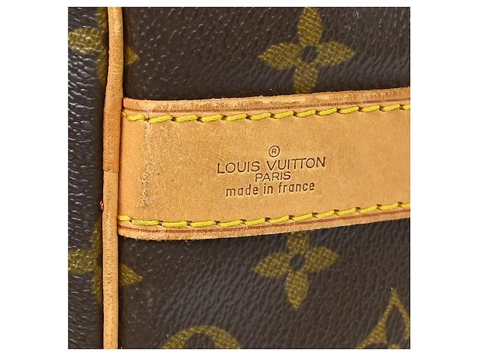 Louis Vuitton Keepall Bandouliere Monogram Canvas 50 Marrone - vista 4