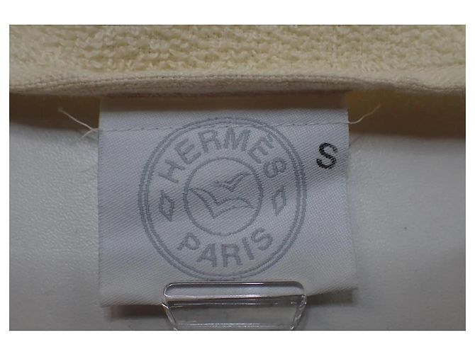 Hermès Hermes Handtuch Baumwolle 139 cm Beige - Ansicht 5
