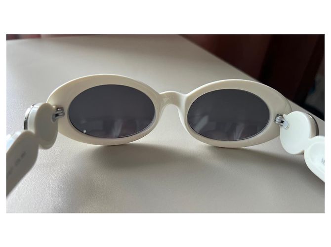 Gafas de sol Versace Medusa Plata Blanco - vista 5