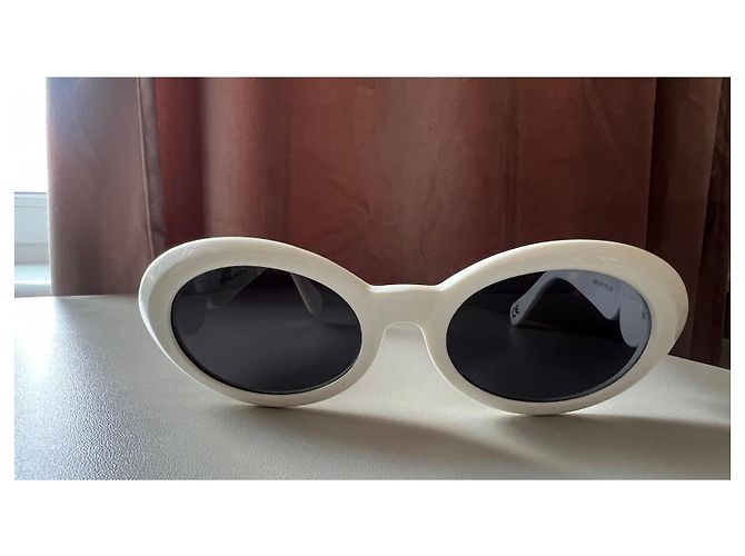 Gafas de sol Versace Medusa Plata Blanco - vista 8