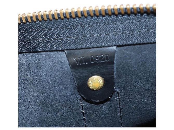 Louis Vuitton Keepall Epi 45 Nero - vista 7