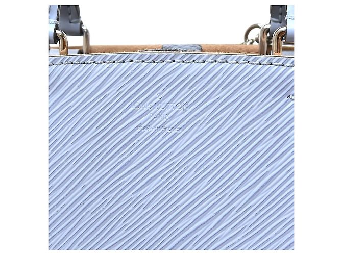 Tote Marelle Louis Vuitton in pelle Epi BB Blu - vista 4