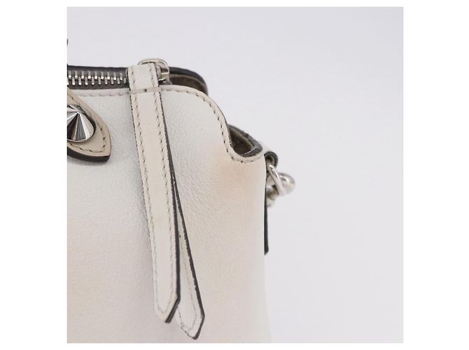Borsa Fendi By The Way M Bianco - vista 4