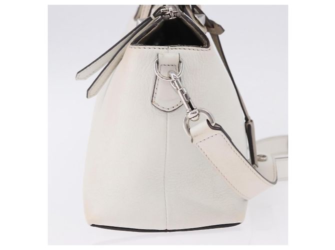 Borsa Fendi By The Way M Bianco - vista 6