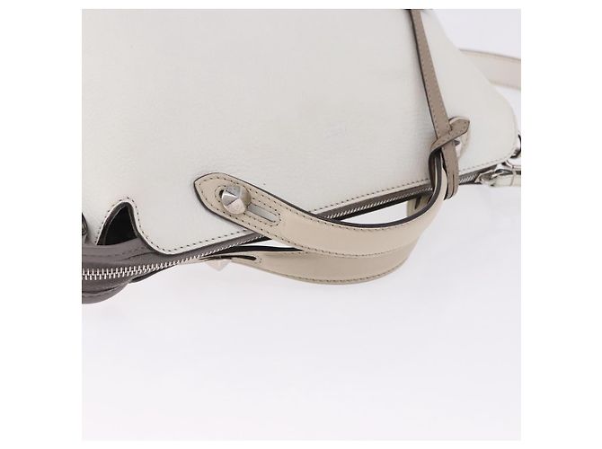 Borsa Fendi By The Way M Bianco - vista 7