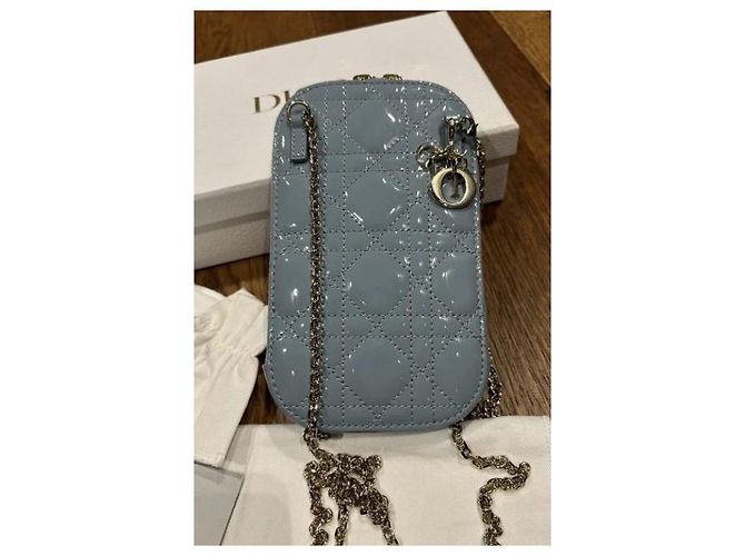 Lady Dior Handyhülle Hellblau - Ansicht 7