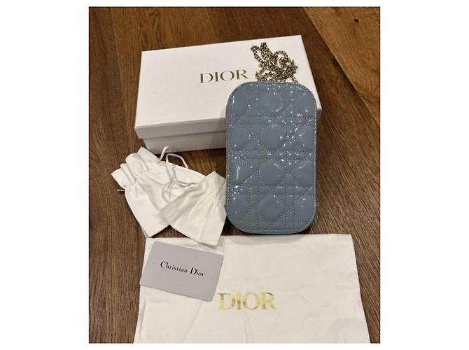 Lady Dior Handyhülle Hellblau - Ansicht 8