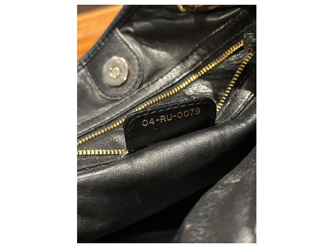 Borsa Tote in Pelle Cannage Christian Dior Nero - vista 4