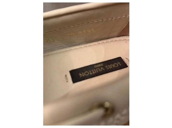Mocassini Gloria Monogram Louis Vuitton Beige - vista 4