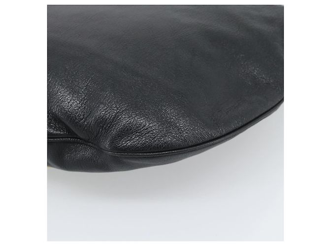 Borsa a Spalla GUCCI Interlocking G in Pelle Nera e Oro 121546 Auth 193135V Nero D'oro - vista 12