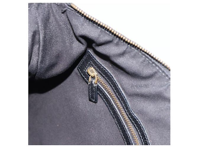 Borsa a Spalla GUCCI Interlocking G in Pelle Nera e Oro 121546 Auth 193135V Nero D'oro - vista 20