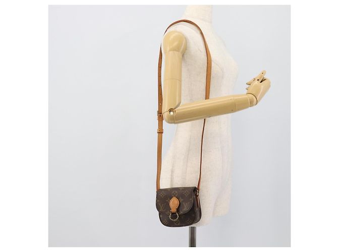 LOUIS VUITTON Monogram Bebe Saint Cloud Shoulder Bag M51245 LV Auth ki6746V - view 23