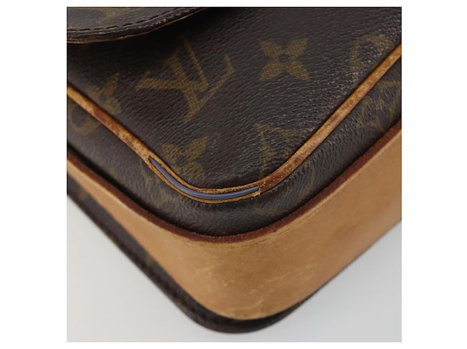 LOUIS VUITTON Borsa a Spalla Monogram Cartouchiere MM M51253 LV Auth ep15462 Monogramma - vista 12