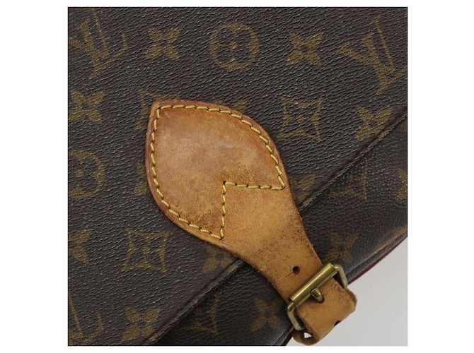 LOUIS VUITTON Borsa a Spalla Monogram Cartouchiere MM M51253 LV Auth ep15462 Monogramma - vista 16