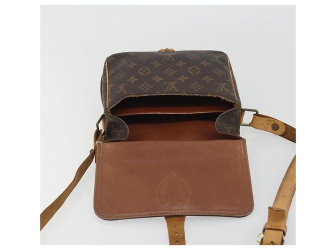 LOUIS VUITTON Borsa a Spalla Monogram Cartouchiere MM M51253 LV Auth ep15462 Monogramma - vista 18