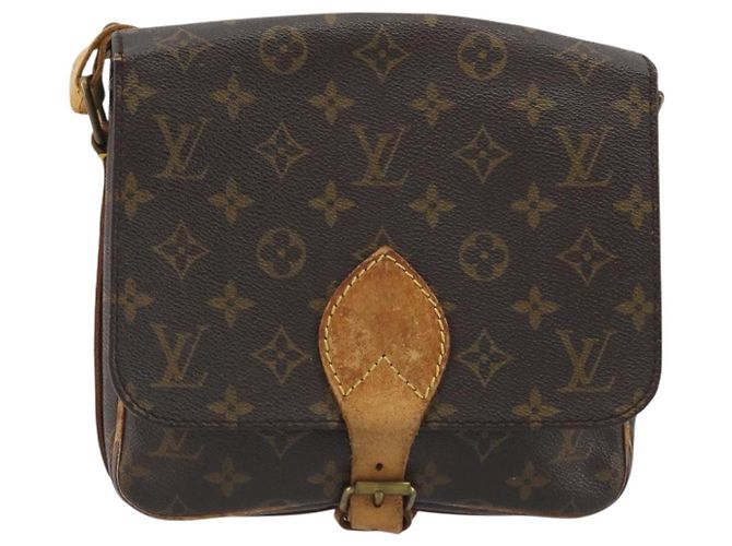 LOUIS VUITTON Borsa a Spalla Monogram Cartouchiere MM M51253 LV Auth ep15462 Monogramma - vista 2